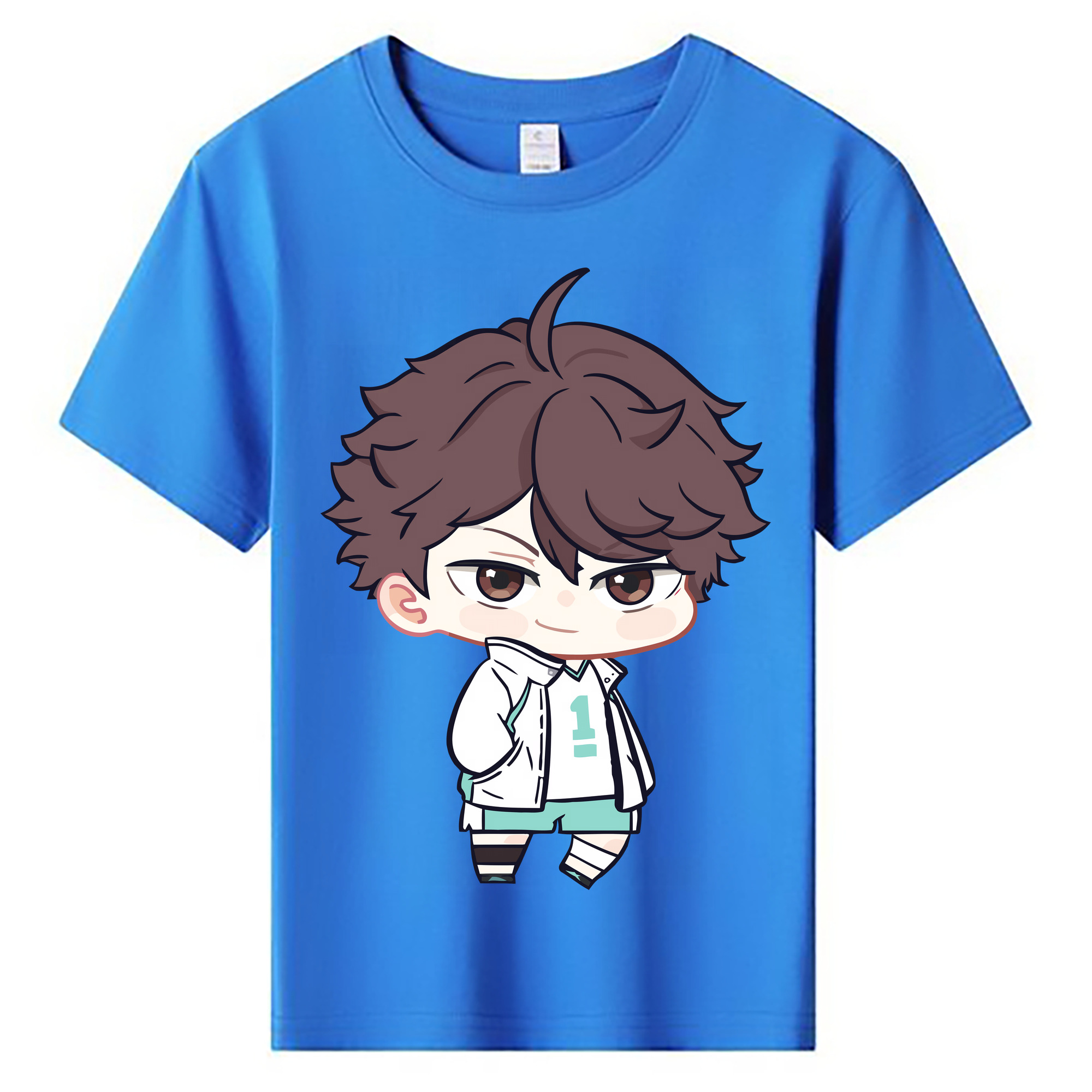 （画像用） ハイキュー!! Haikyu!! 綿100％キッズTシャツ（フロントプリント）